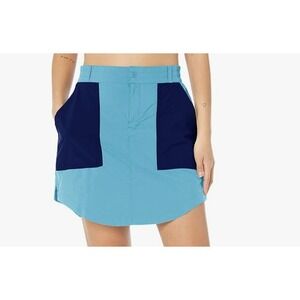 Columbia Women's‎ Summerdry Skort Size S/P Color Dark Blue And Light Blue